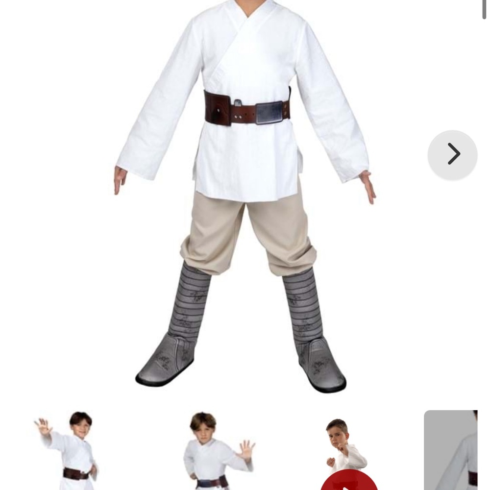 Star Wars White Jedi / Luke Skywalker Costume